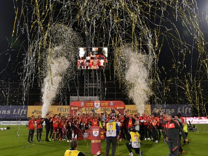 CFR Cluj și bucuria câștigării celui de-al patrulea titlu consecutivFOTO: Sportpictures.eu