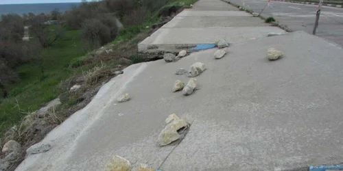 Faleză surpată Eforie Sursa Primăria Eforie