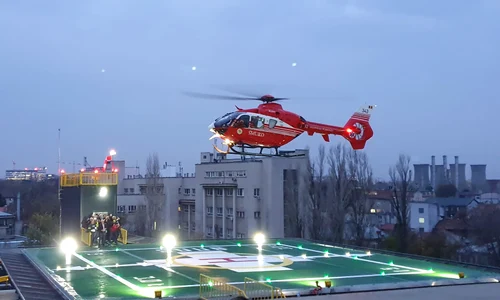 Elicopterul SMURD a făcut teste pe heliport jpeg