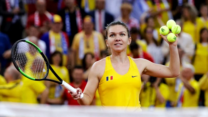 Ultima prezență a lui Halep în echipa României datează din 2019. FOTO: Arhiva Adevărul