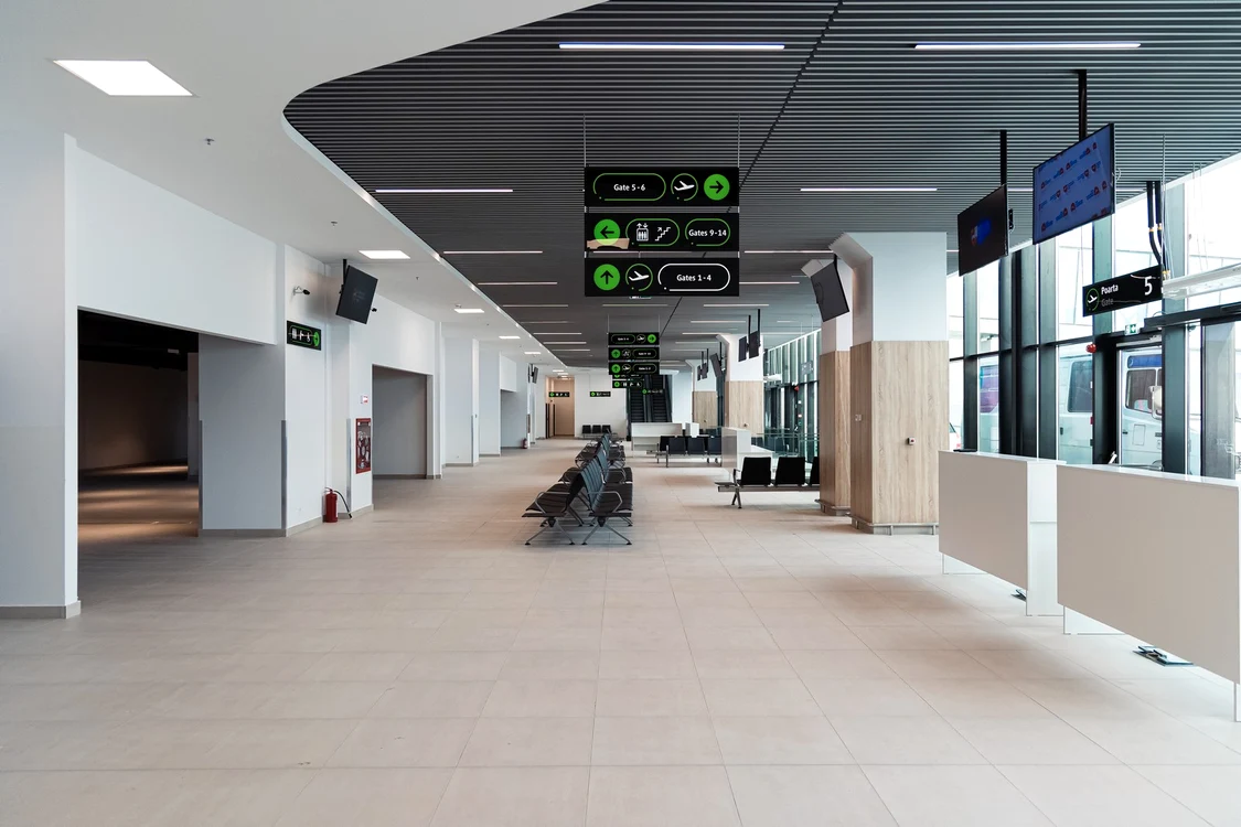 Terminalul T4 al Aeroportului din Iași  Sursa foto: Primăria Municipiului Iași