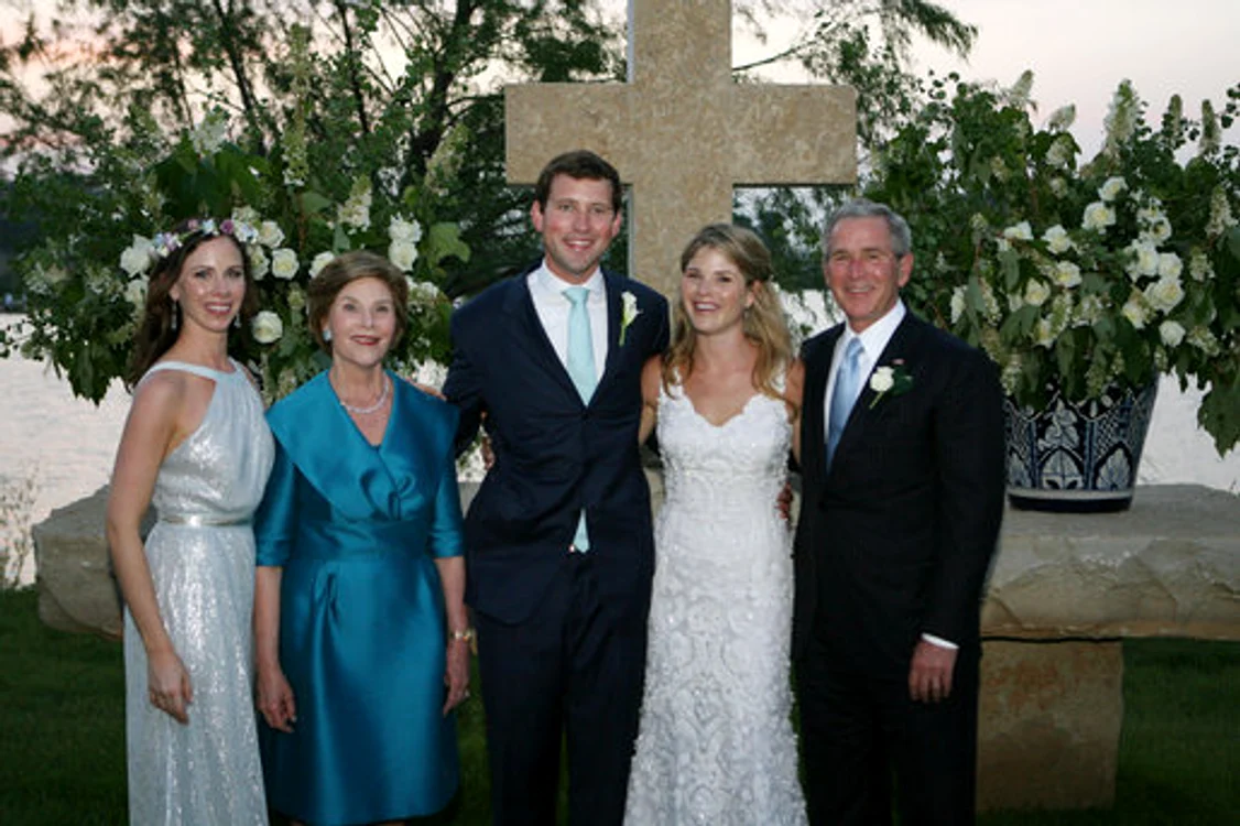 bush hager, nunta fiica bush