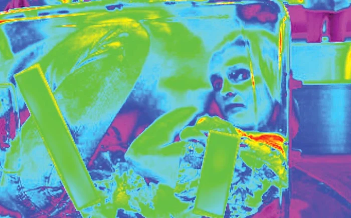 Aşa a stat femeia  în bagaj preţ  de câteva ore