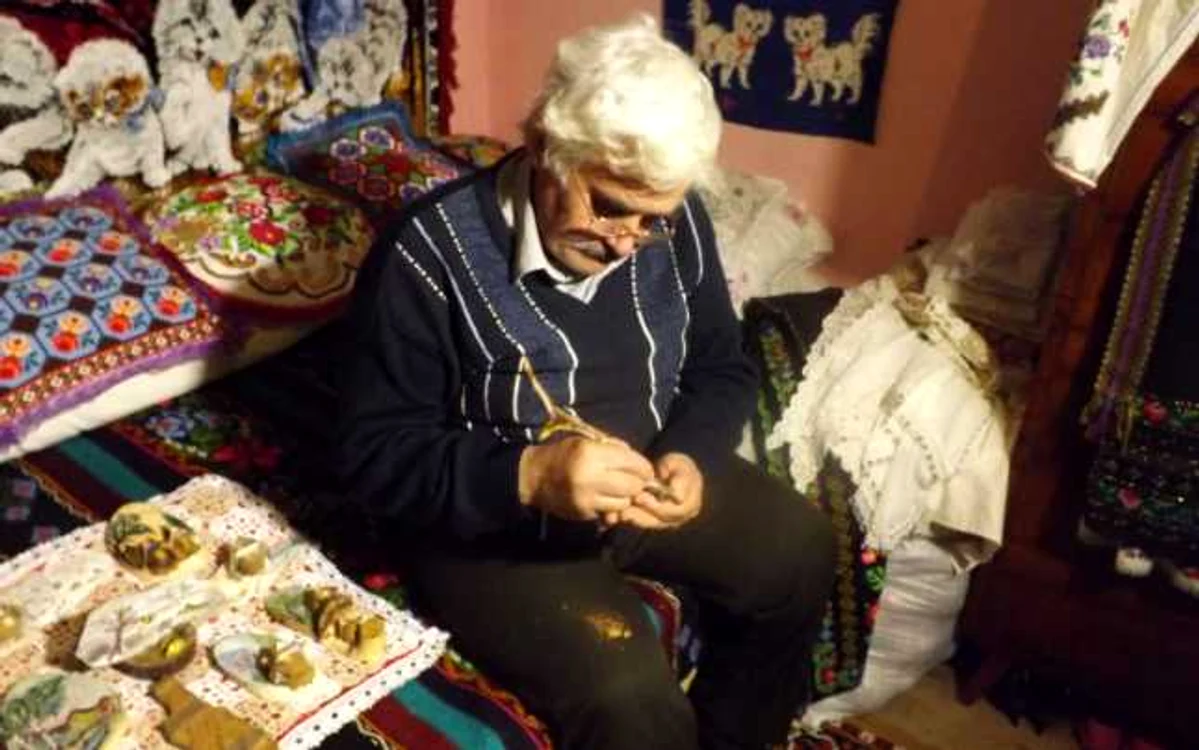 Constantin Căplescu, meşterul popular de la Gornenţi FOTO Corina Macavei