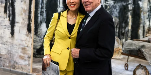 Gerhard Schroder si sotia sa, Soyeon Schroeder Kim Foto EPA EFE jpg