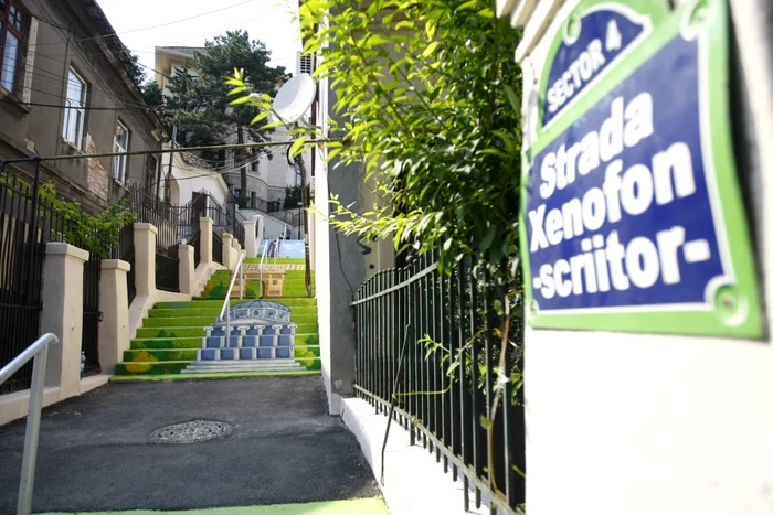 Aşa arată acum strada Xenofon FOTO David Muntean