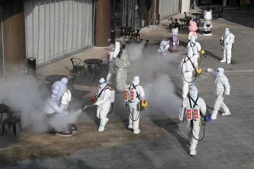 Covid China dezinfectant FOTO AFP