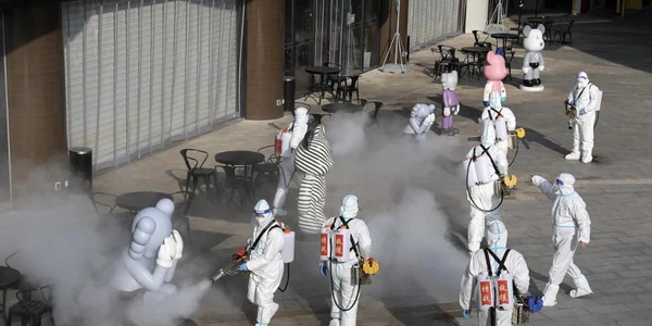 Covid China dezinfectant FOTO AFP
