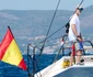 Regele Felipe în Mallorca, navigând pe mare, cealaltă pasiune a sa. FOTO: Getty Images
