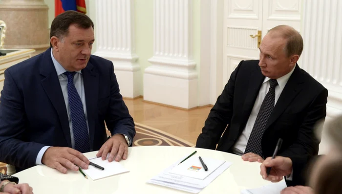 Milorad Dodik primit de Vladimir Putin la Kremlin FOTO EPA-EFE