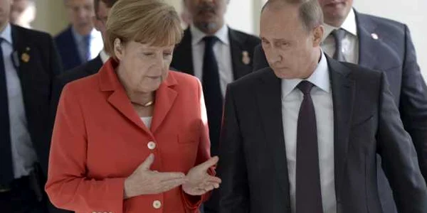 Angela Merkel Vladimir Putin CM 2014 FOTO Reuters
