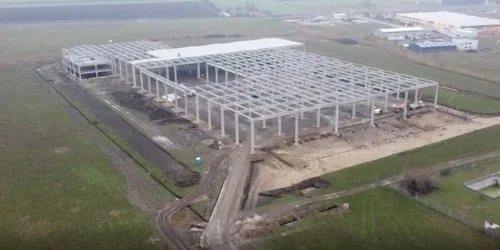 Construcţia fabricii de biciclete de la Timişoara