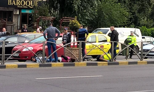 Dan Helciug a imortalizat momentul în care poliţiştii i au arestat pe răufăcători jpeg