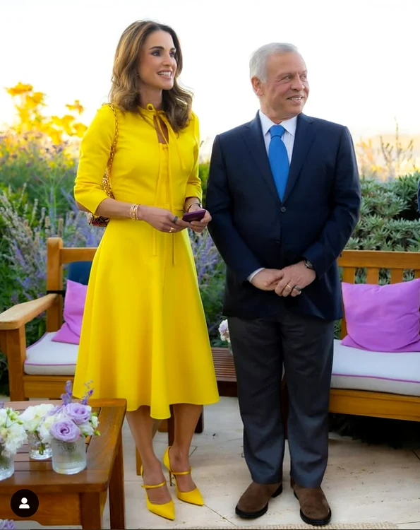 Regina Rania și Regele Hussein foto Instagram