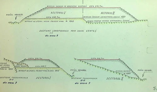 1971, noiembrie 24. Schițe cu iazul din Certeju de Sus (© ANR, Fond CC al PCR Cancelarie, dosarul 145/1971, f. 75)