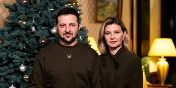 Volodimir Zelenski alături de soția Olena FOTO Profimedia 