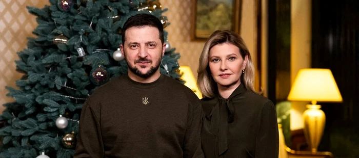 Volodimir Zelenski și Olena FOTO Facebook Volodimir Zelenski