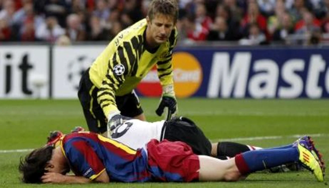 Imagini de la meciul Barcelona - Manchester United