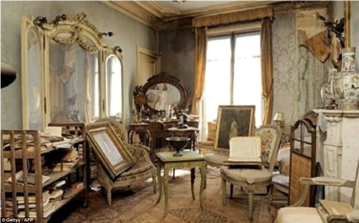 Apartamentul din Paris a fost descoperit abia după moartea proprietarei lui FOTO AFP/Getty