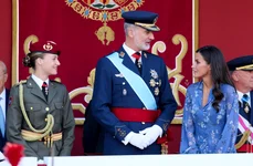 Regele Felipe, Regina Letizia și Leonor, de Ziua Spaniei foto GettyImages 1731453314 jpg