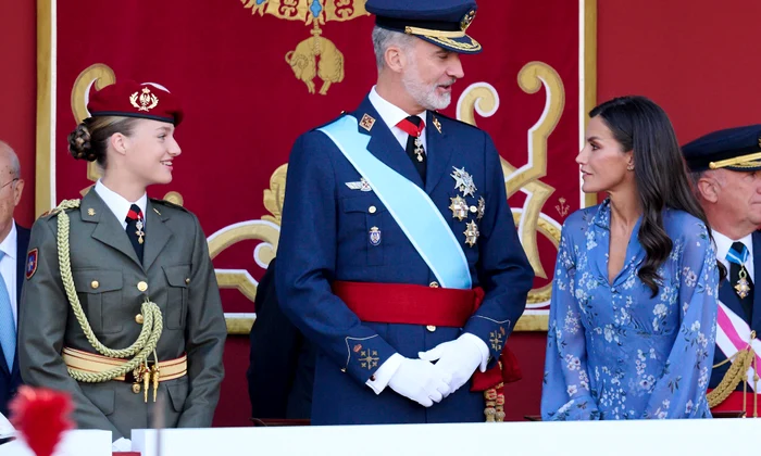 Regele Felipe, Regina Letizia și Leonor, de Ziua Spaniei foto GettyImages 1731453314 jpg