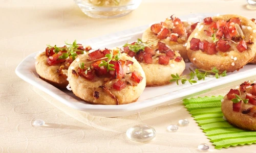 Bread Cakes with Smoked Meat (step by step) jpeg