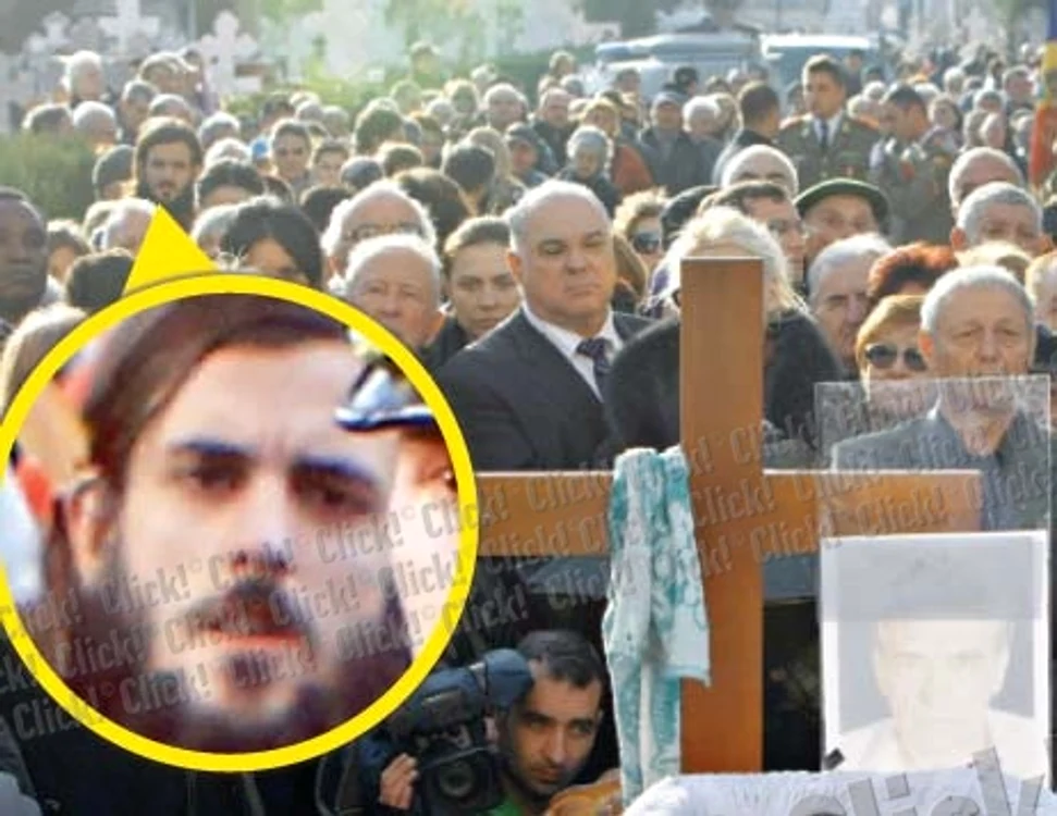 Băiatul lui Ducu Darie, Serghei, şi-a văzut duminică bunicul, pe Iurie Darie, la înmormântare, după şapte ani!