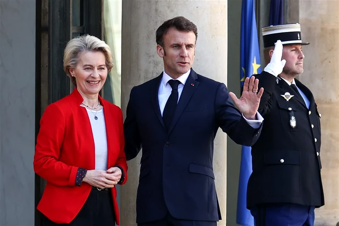 Macron și Ursula von der Leyen efectuează o vizită în China între 5 și 7 aprilie FOTO EPA-EFE