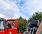 Camion încărcat cu sute de oi răsturnat pe DN67 în Pietrari Vâlcea Foto ISU Vâlcea jpeg