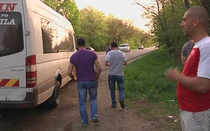 Imagine de la accident. FOTO: NICOLETA BUTNARU