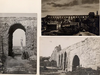 Apeductul lui Valens în fotografii de epocă (© Flickr / Salt Research) 