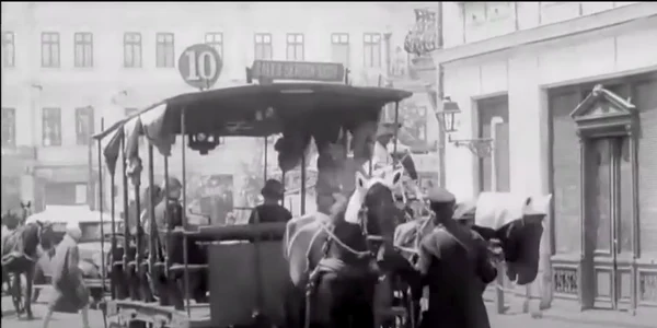 Tramvai cu cai captură video Tramvai cu cai București Youtube png