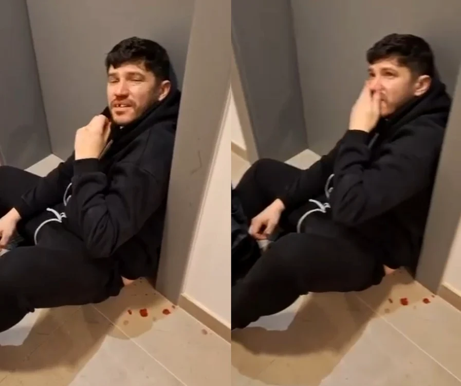 Fostul fotbalist apare băut în imagini FOTO Captură video