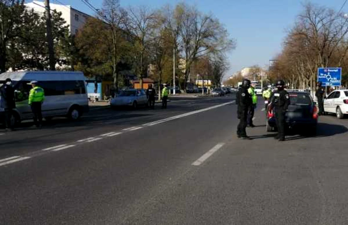 Acţiune cu efective mărite în judeţul Ialomiţa FOTO IPJ Ialomiţa