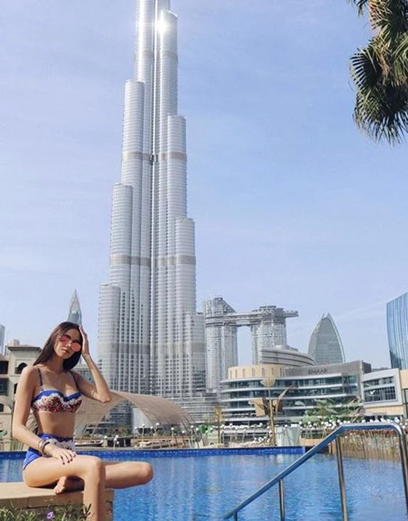 Rebecca Prodan, în vacanță în Dubai 