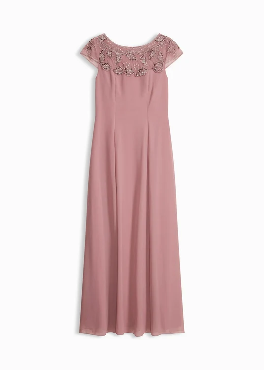 Rochie de seară cu aplicație cu dantelă, BONPRIX, 399,90 lei