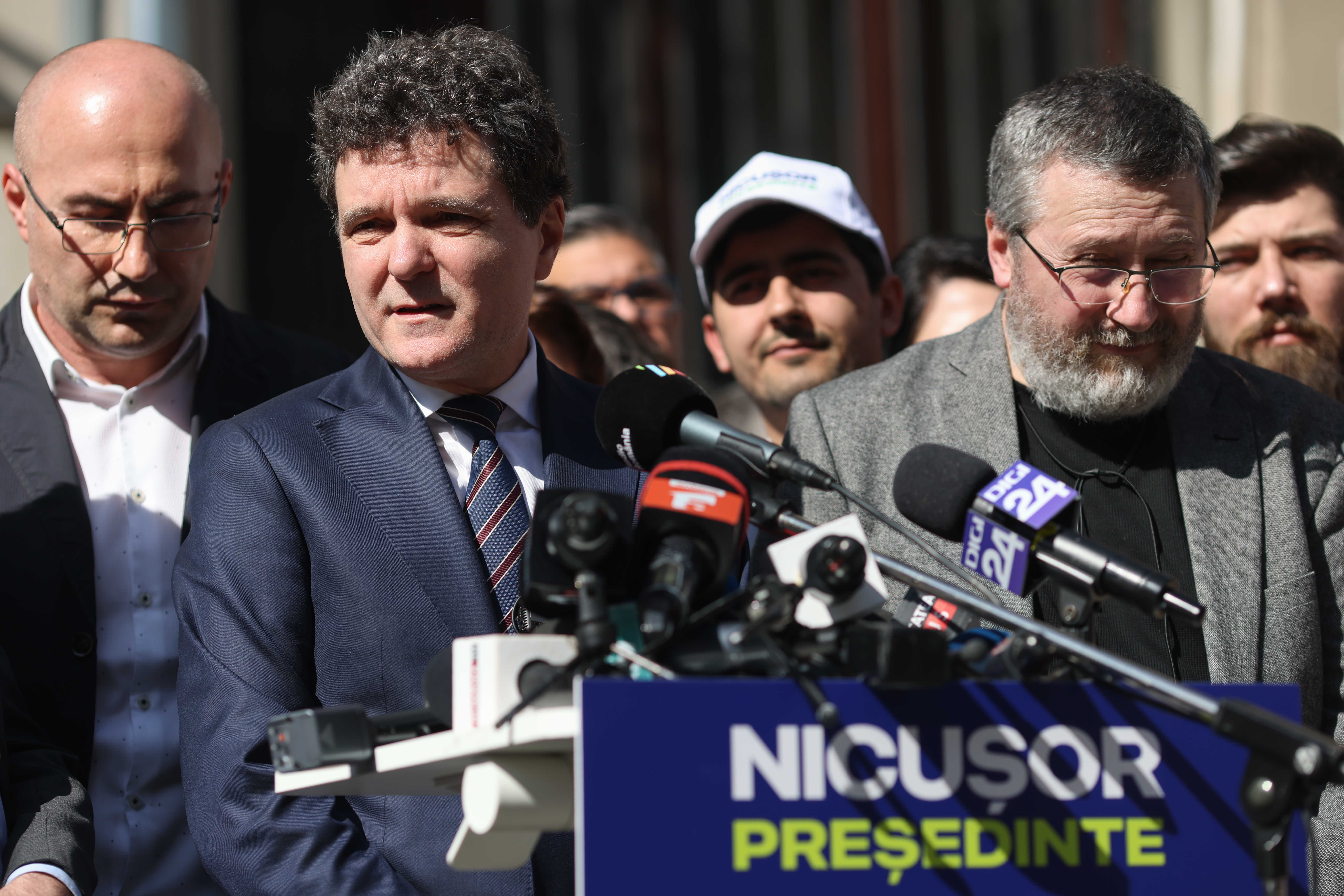 Depunere candidatură Nicușor Dan FOTO Inquam Photos / George Călin 2025 03 07 2050 jpg