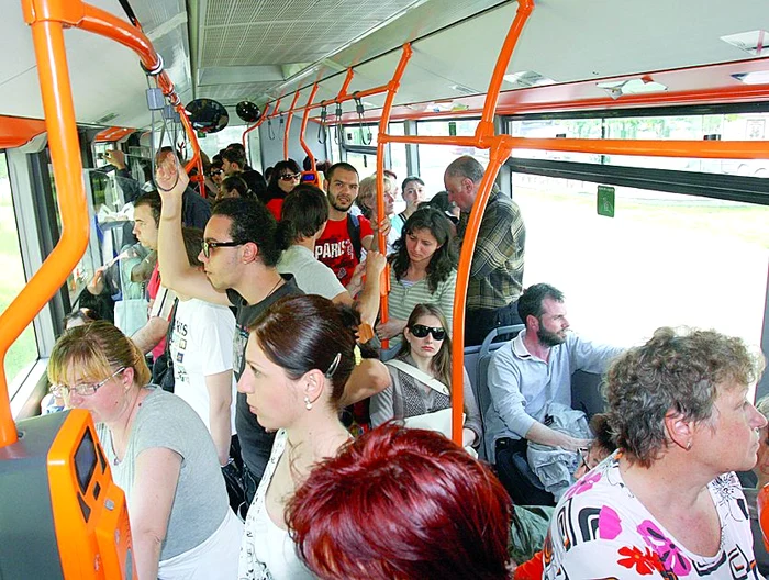 În autobuz