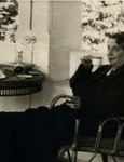 George Enescu și Maruca Cantacuzino, pe terasa vilei Luminiş de la Sinaia (© Wikimedia Commons)