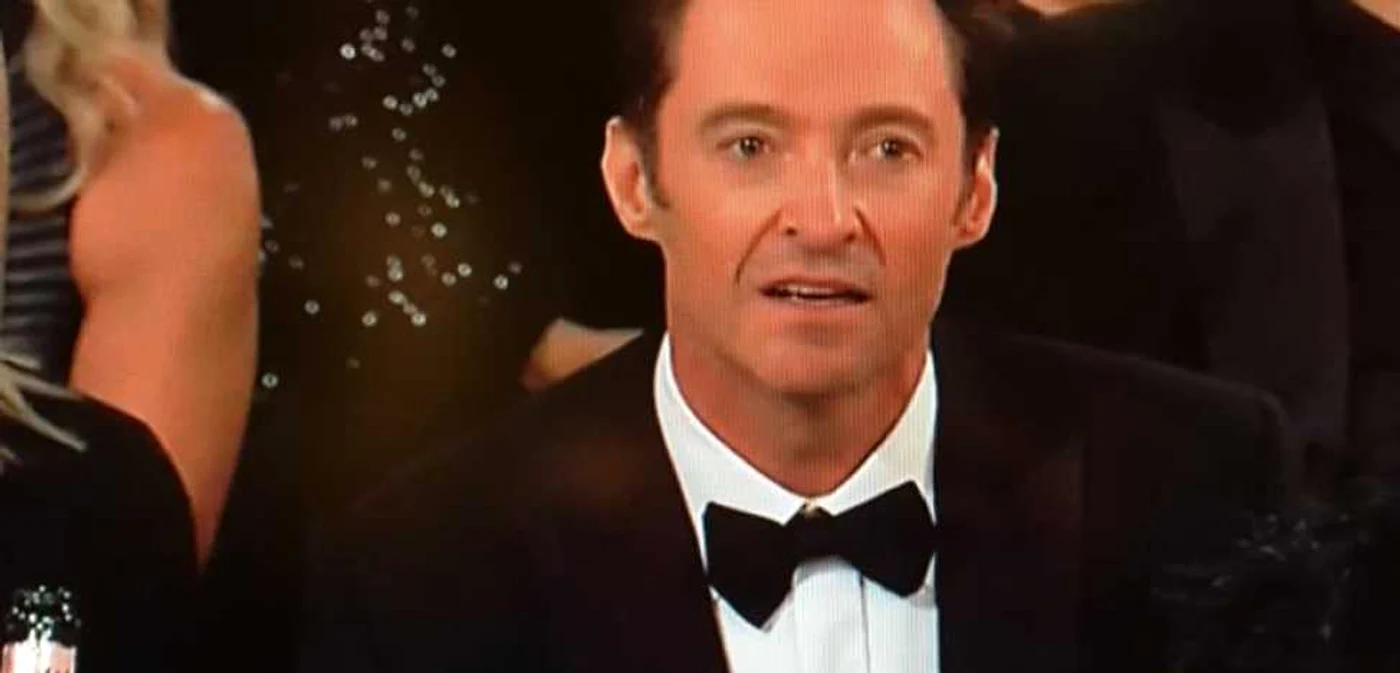 Expresia de pe chipul lui Hugh Jackman când a pierdut la categoria Cel mai bun actor într-un film de comedie/musical a făcut deliciul internauţilor FOTO Captură
