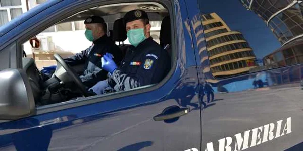 Jandarmeria BN pe străzi FOTO Prefectura BN