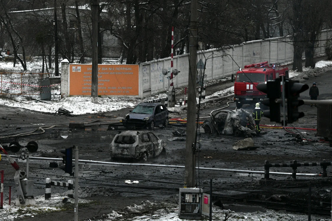 Atac cu rachete la Kiev FOTO Profimedia
