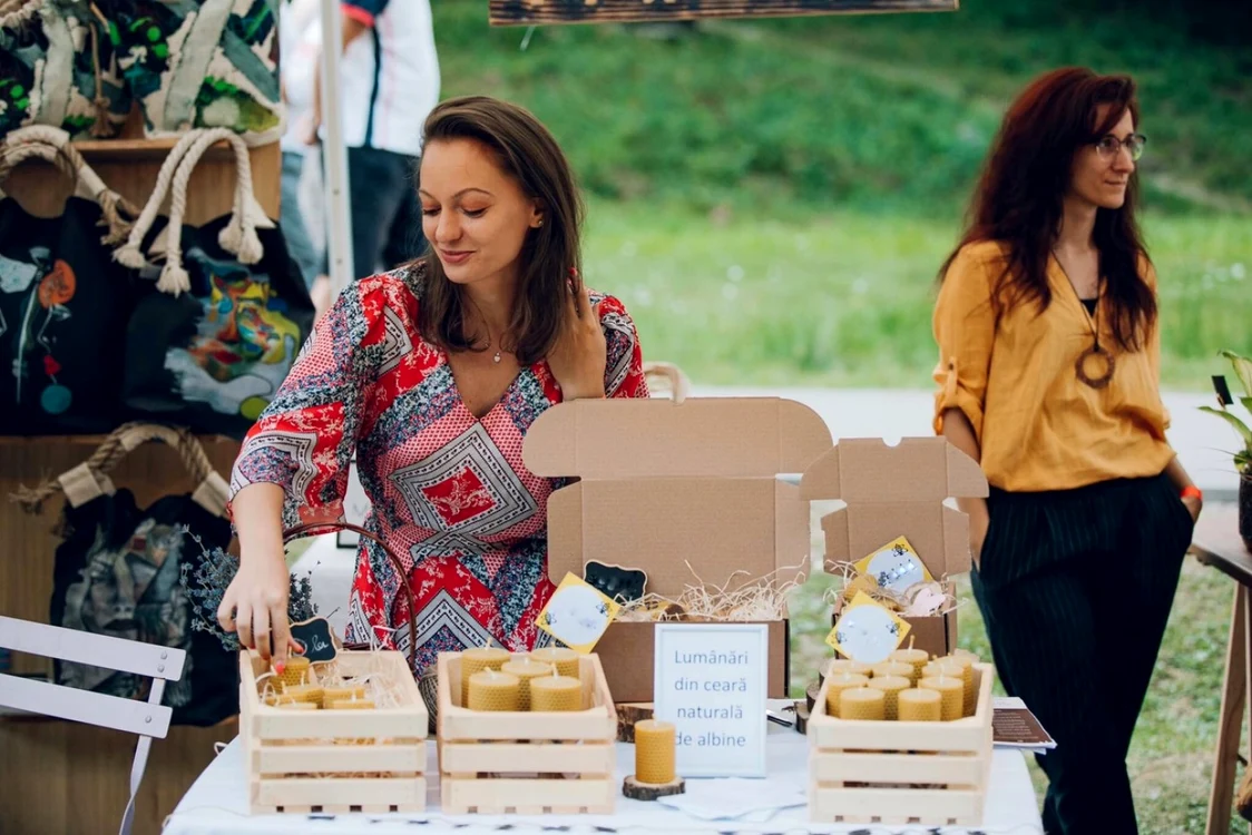 Lumânările create de Alexandra Drugă se bucură de mare succes FOTO: arhiva persoală