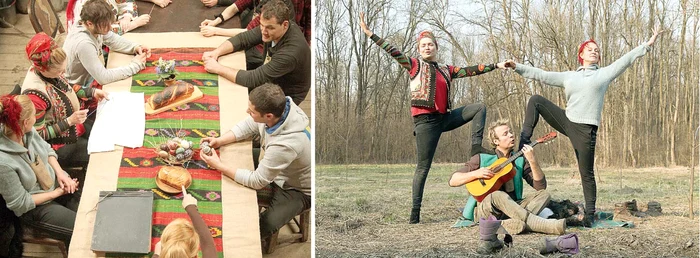 Când au petrecut “Paştele” la “Fermă”, pădurea era desfrunzită şi era noroi