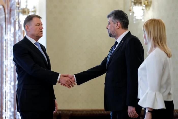 Marcel Ciolacu îi răspunde lui Klaus Iohannis. FOTO Inquam Photos / George Călin