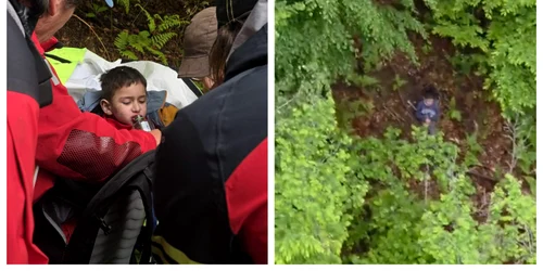 Băiețelul pierdut în Sibiu, găsit în viață