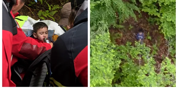 Băiețelul pierdut în Sibiu, găsit în viață