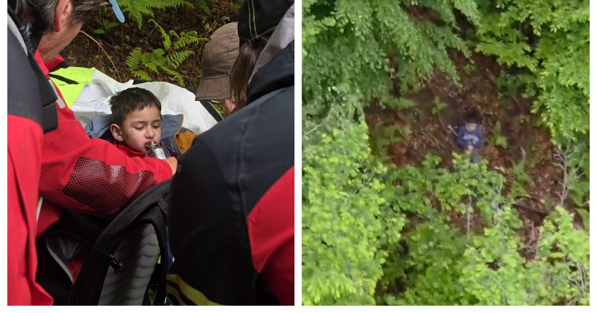 „Vreau la mami!” – Primele cuvinte ale băiețelului găsit în pădurile Sibiului după două nopți de coșmar
