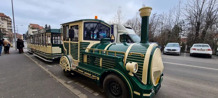 Trenulețul turistic din Sfântu Gheorghe Foto: covasnamedia.ro