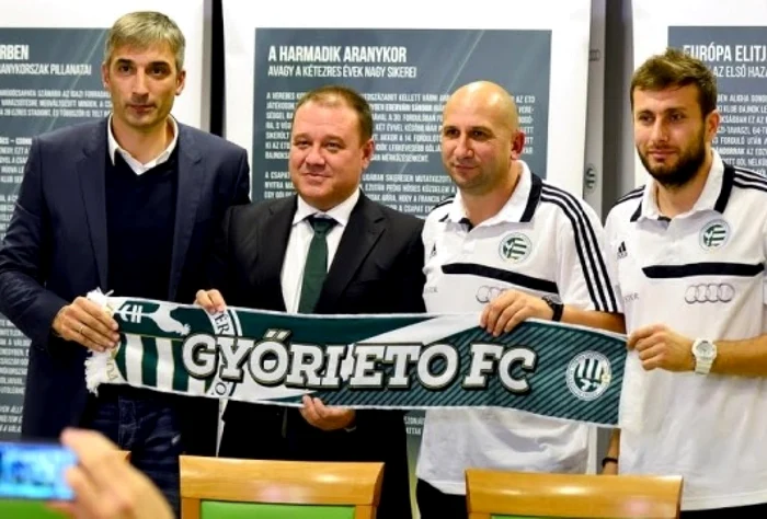 Vasile Miriuţă, între oficialii maghiari